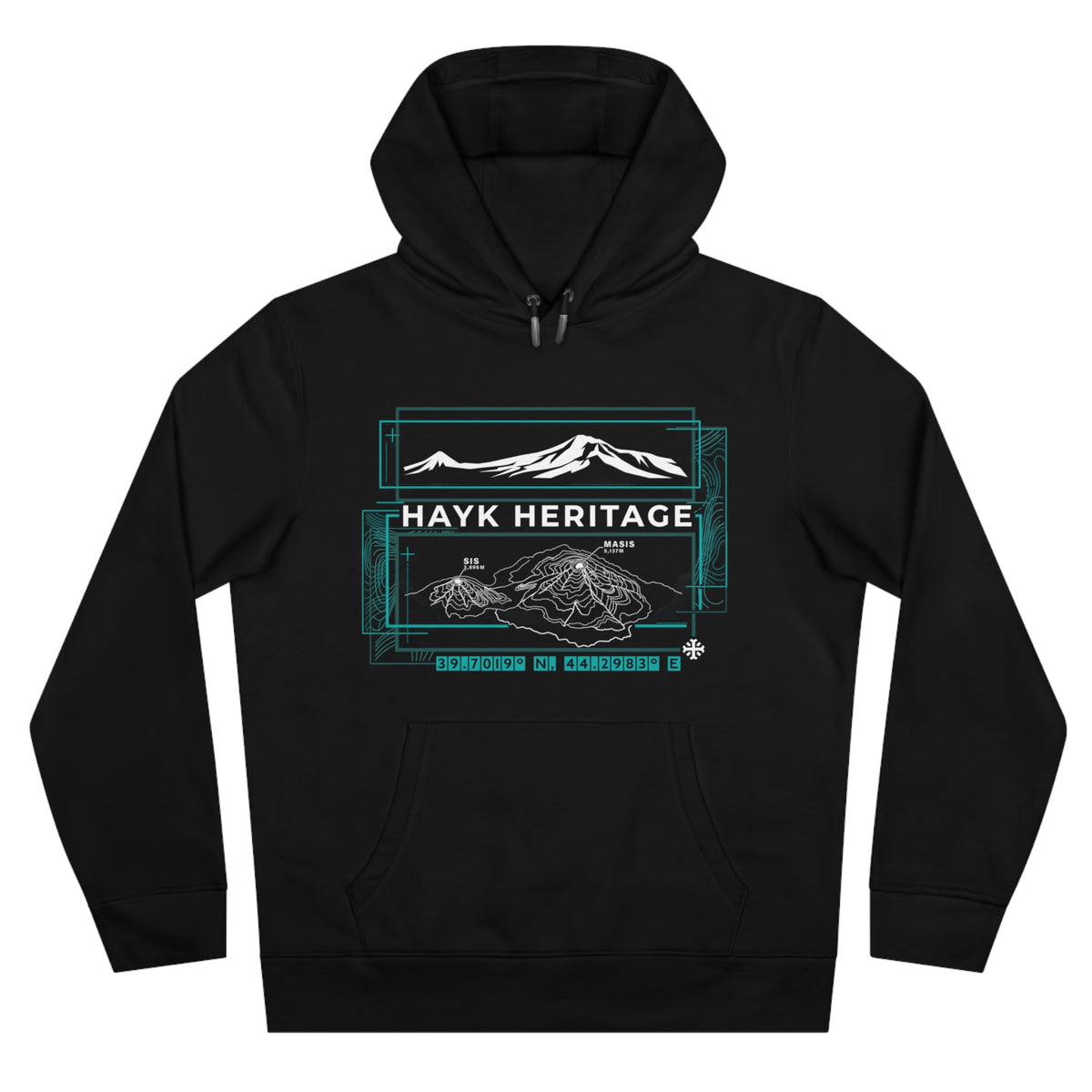 Sis and Masis Topo Map Hoodie - Grit & Grin