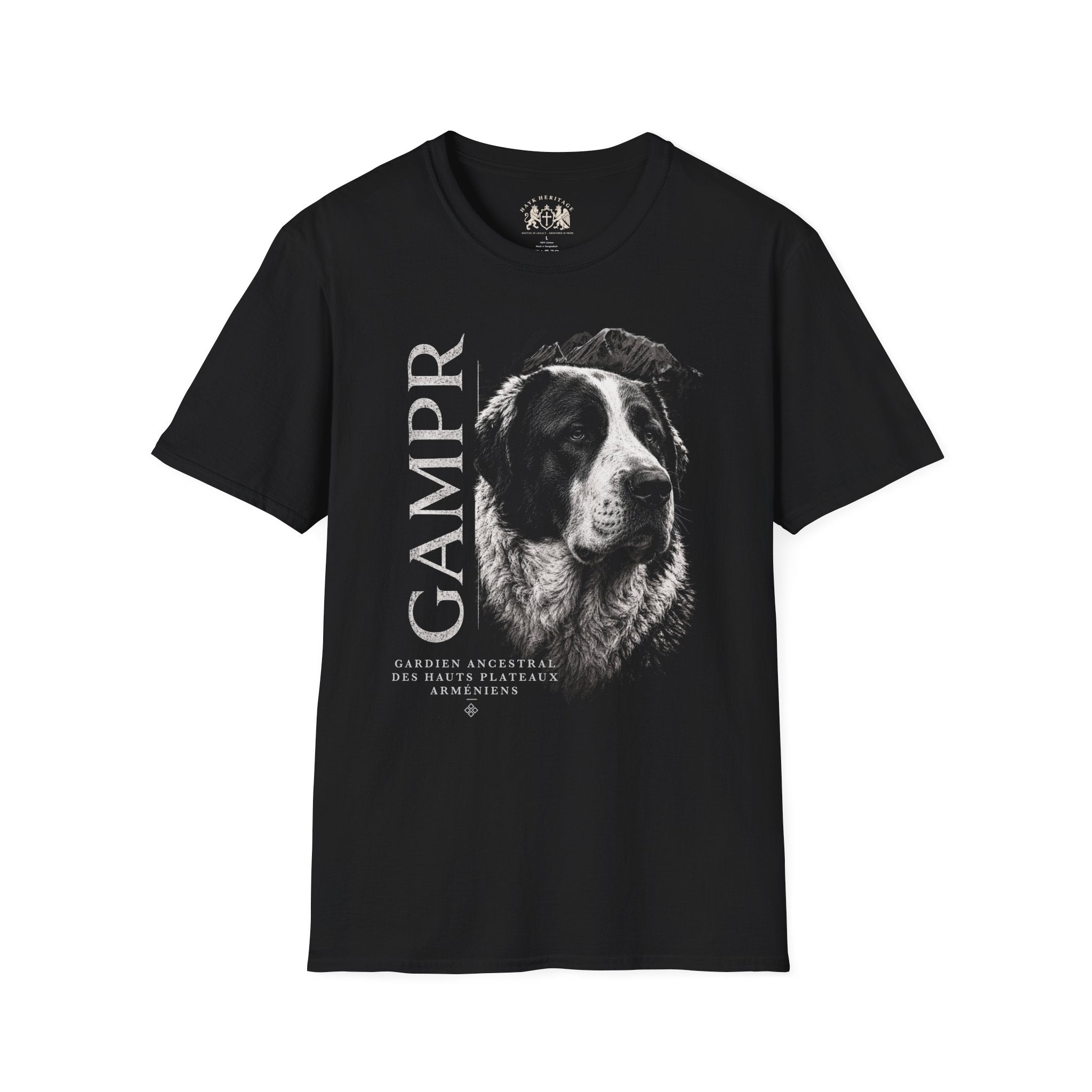 GAMPR Chien Gardien Arménien T-Shirt — Vue de style | Noir
