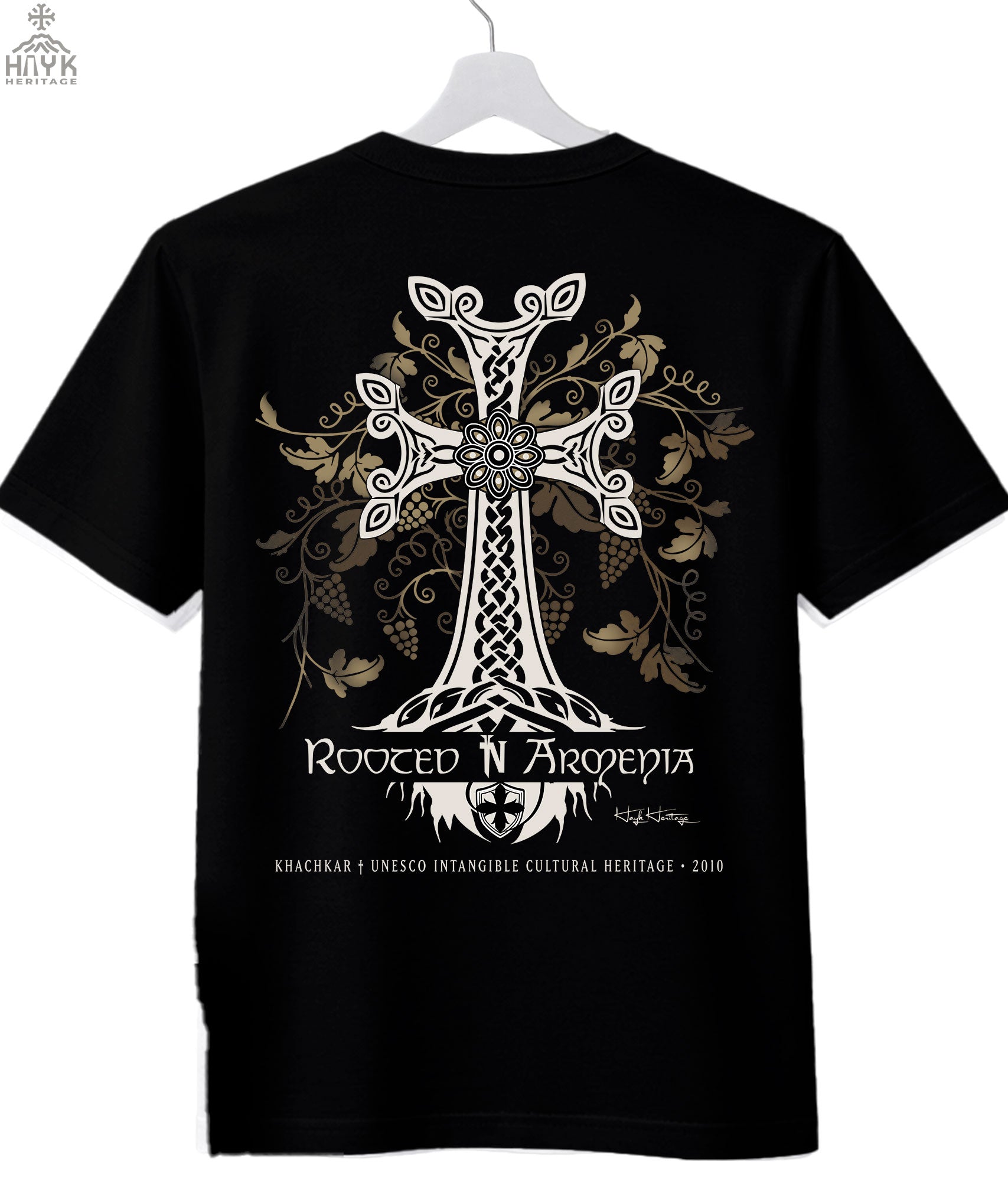 Khachkar T-Shirt — Rooted in Armenia - Grit & Grin