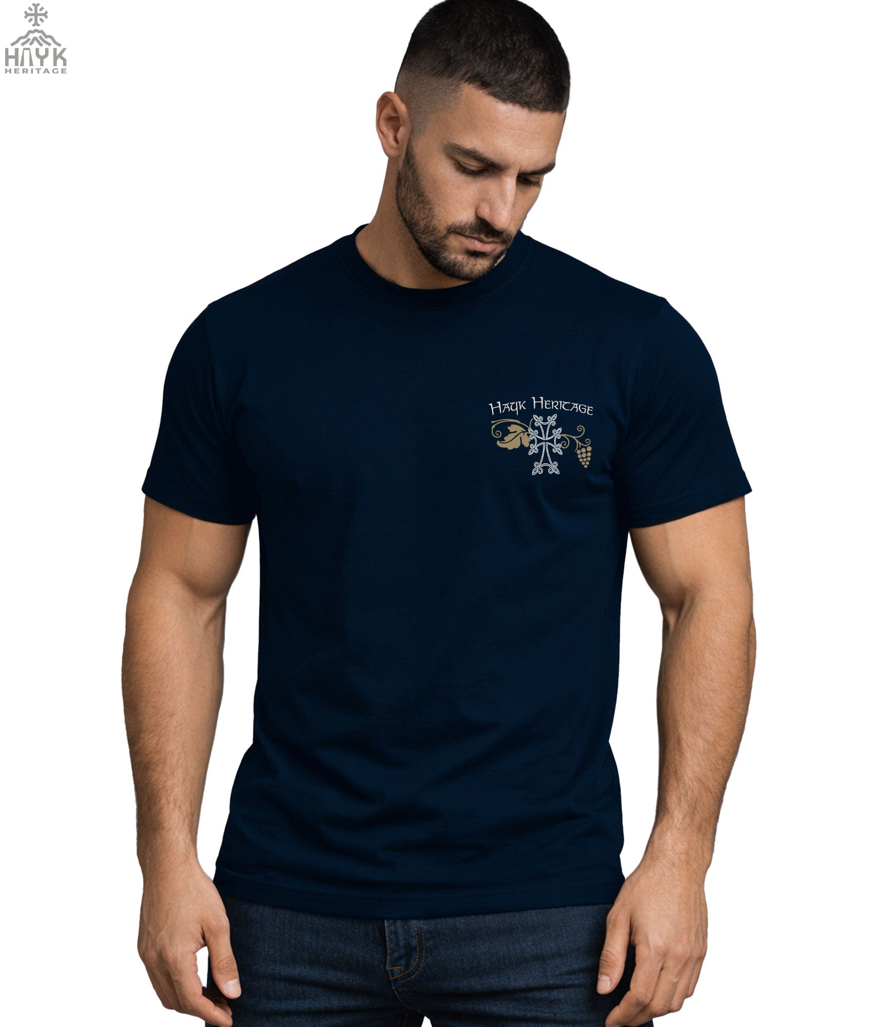 Khachkar T-Shirt — Rooted in Armenia - Grit & Grin