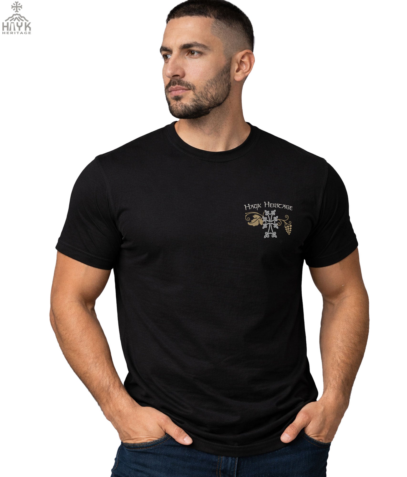 Khachkar T-Shirt — Rooted in Armenia - Grit & Grin