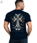 Khachkar — Armenian heritage t-shirt, cross-stone design | Hayk Heritage