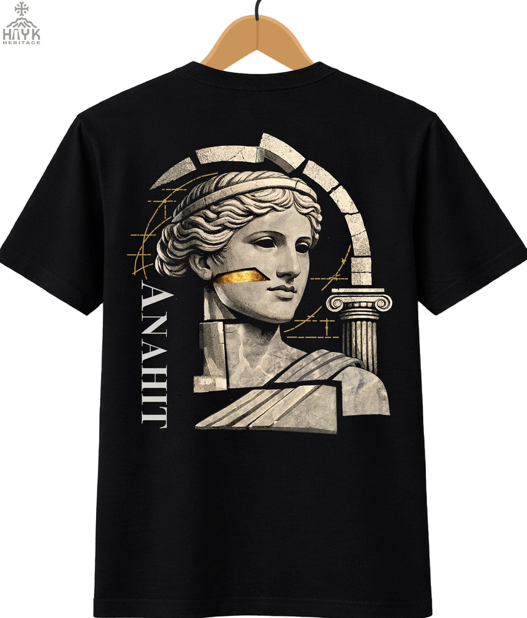 Anahit Armenian Goddess Stone-Style Adult Tee - Grit & Grin