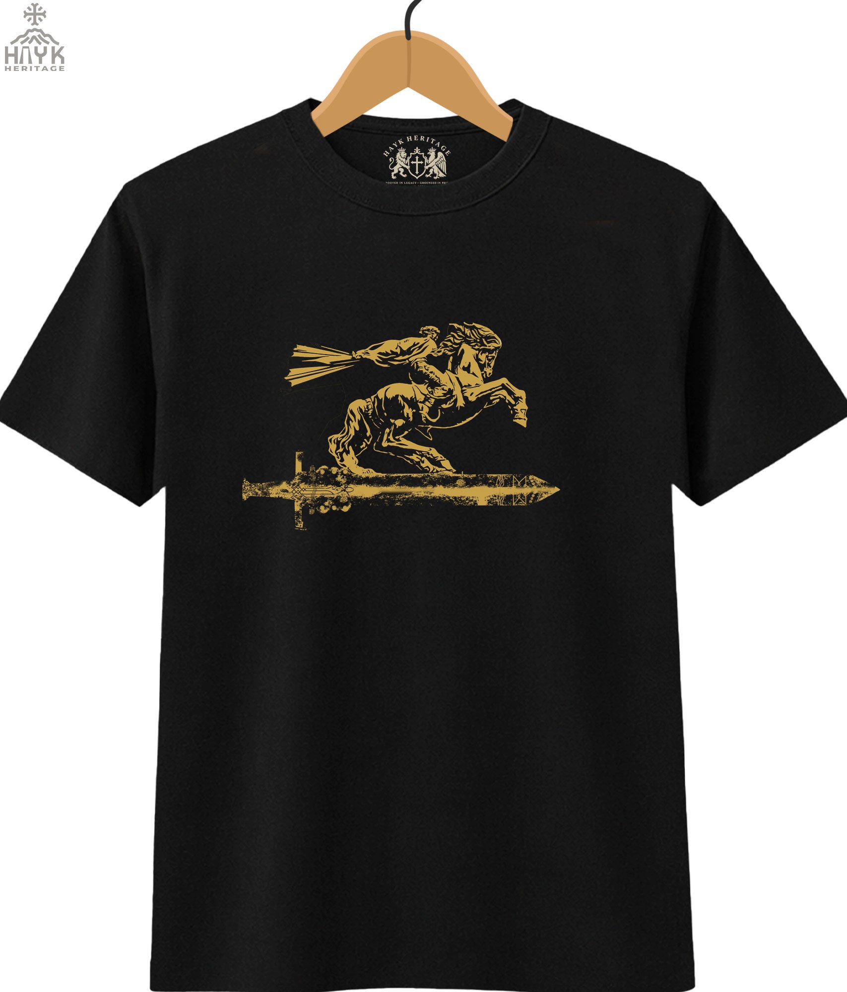 Sasuntsi Davit T-Shirt — Warrior of Sassoun - Grit & Grin