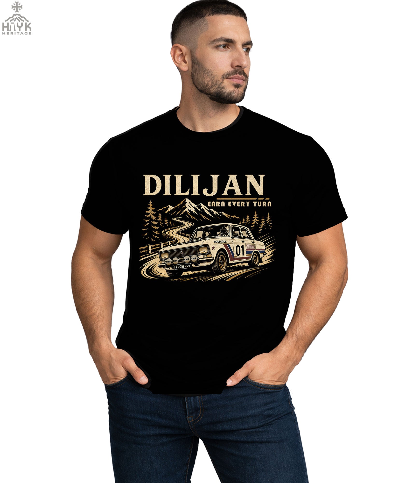 Dilijan - Moskvitch Tee | Vintage Distressed - Grit & Grin