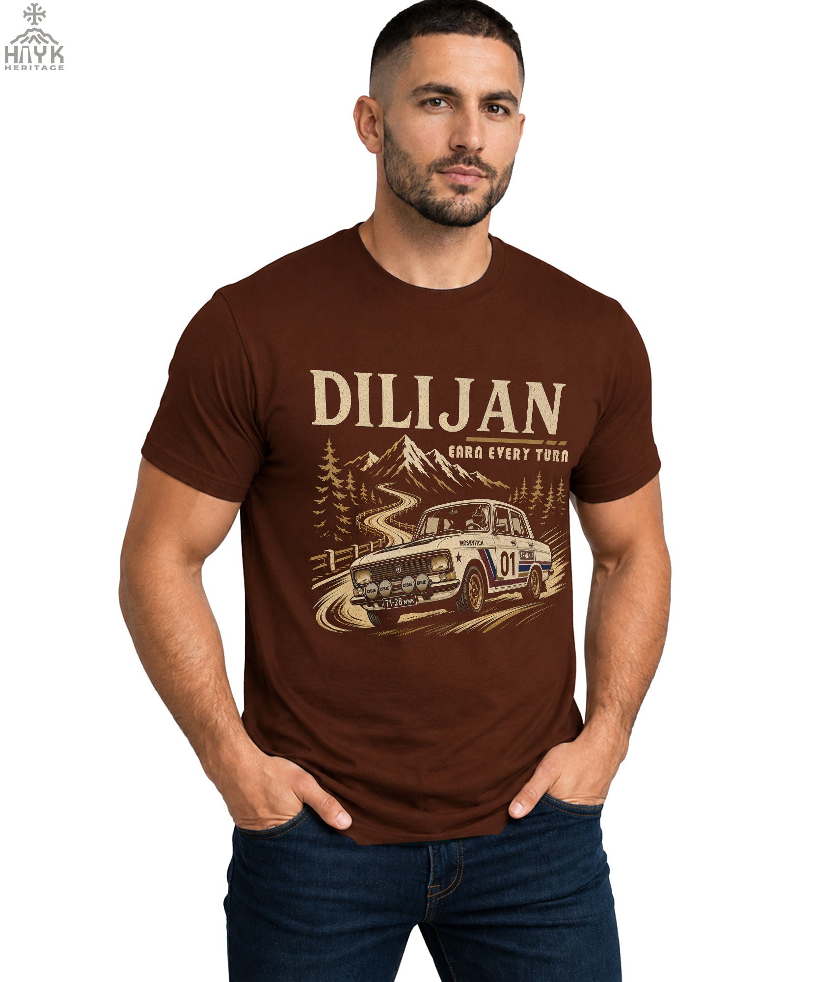 Dilijan - Moskvitch Tee | Vintage Distressed - Grit & Grin