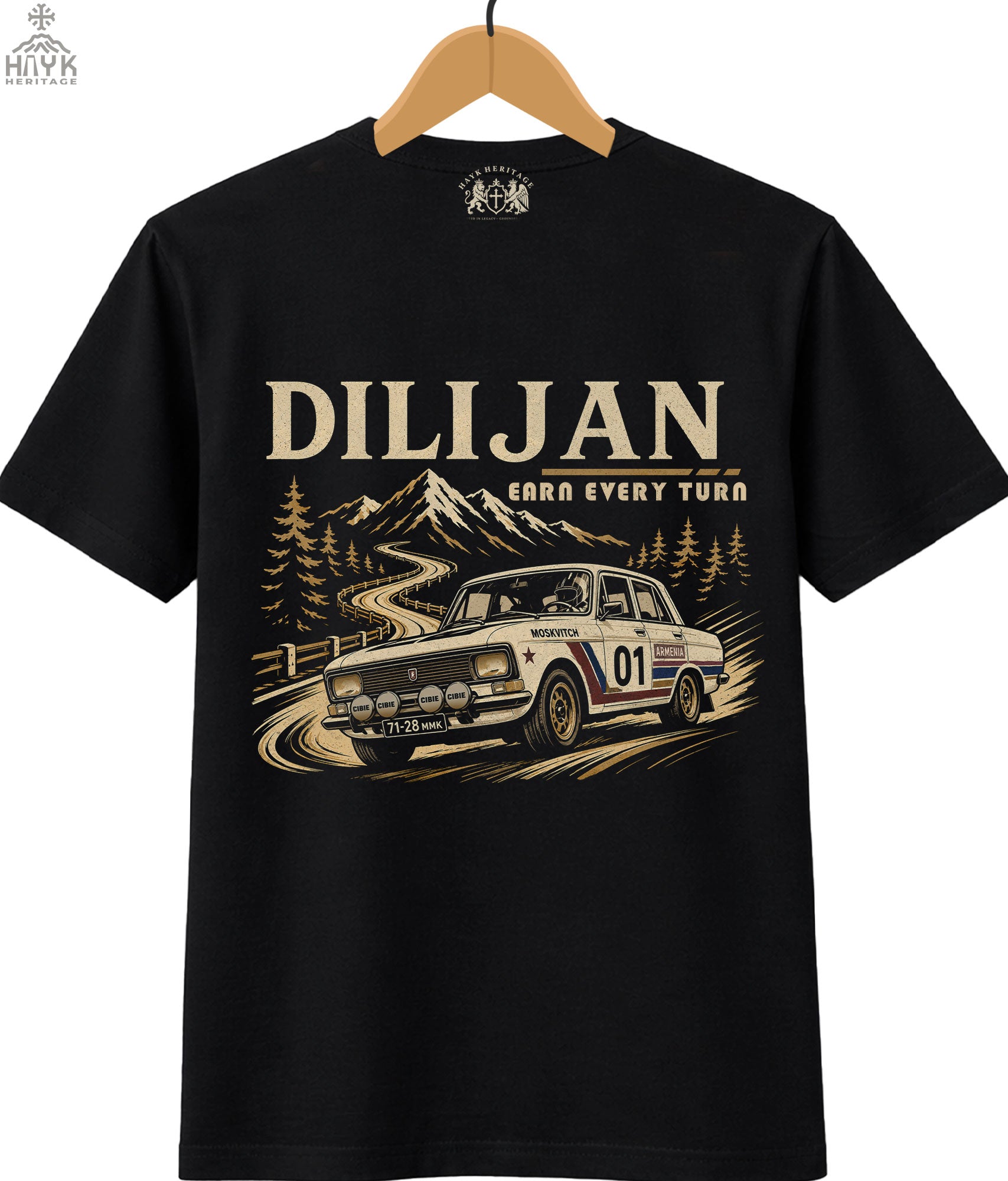 Dilijan - Moskvitch Tee | Vintage Distressed - Grit & Grin