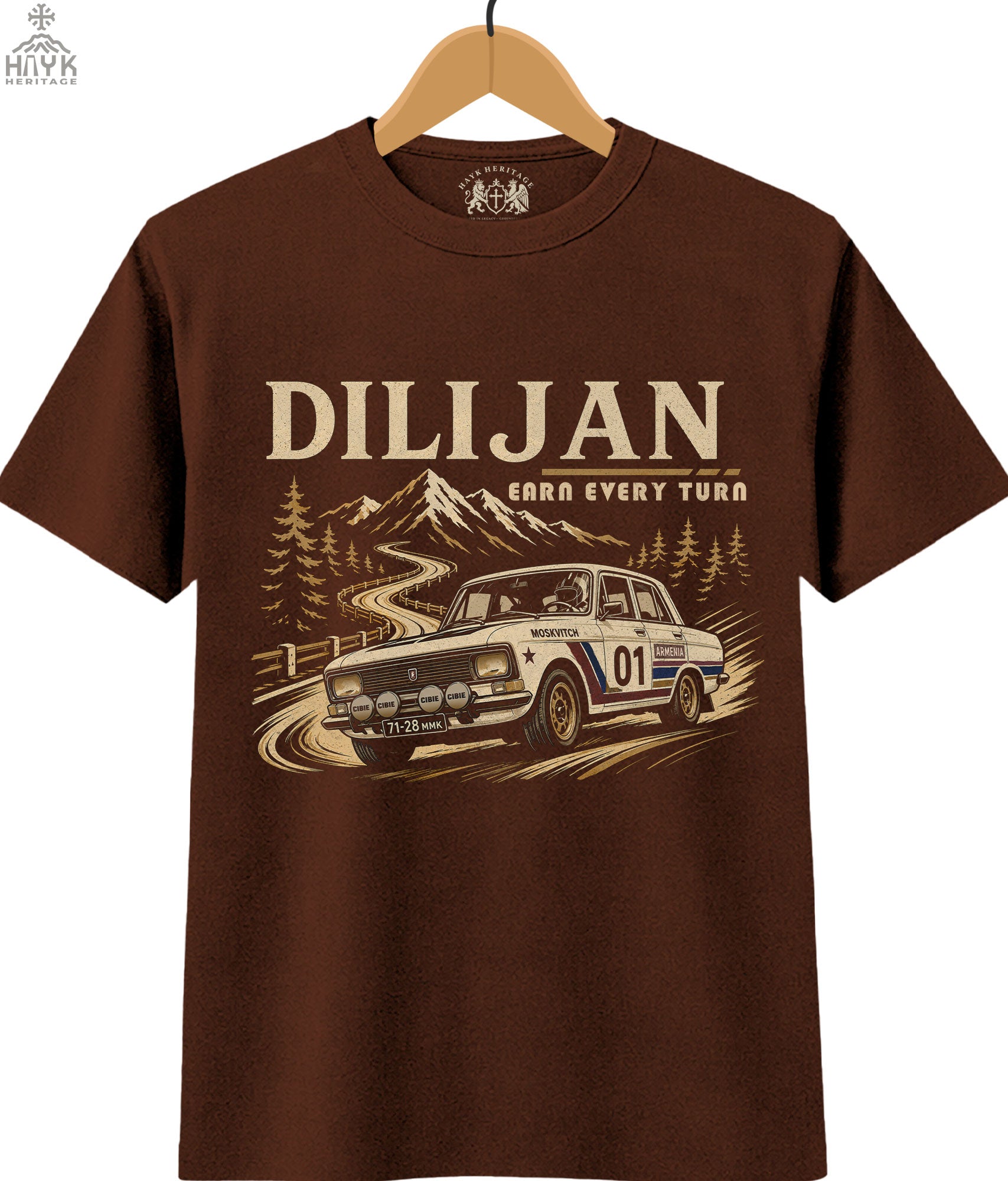 Dilijan - Moskvitch Tee | Vintage Distressed - Grit & Grin