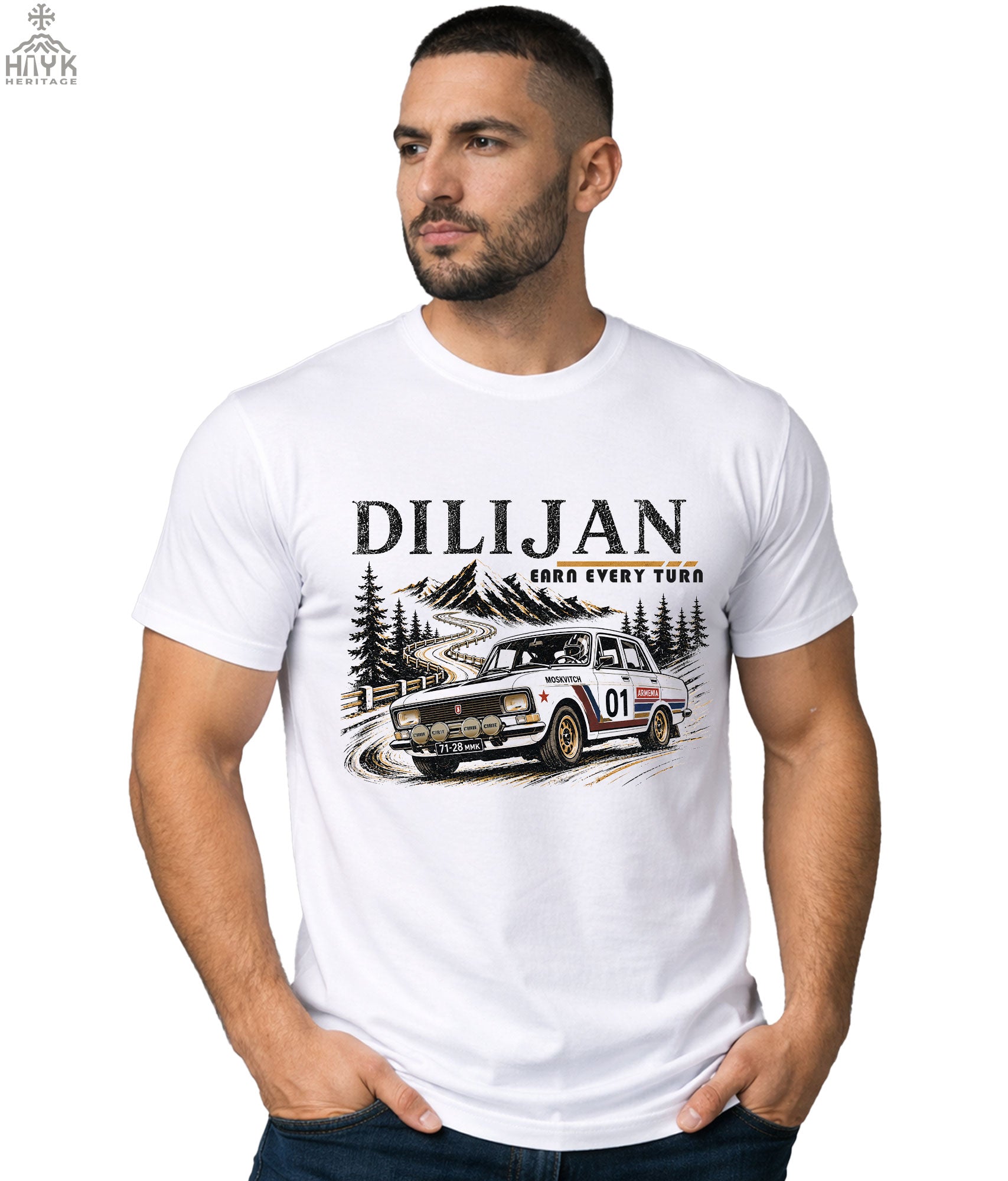 Dilijan - Moskvitch Tee | Vintage Distressed - Grit & Grin