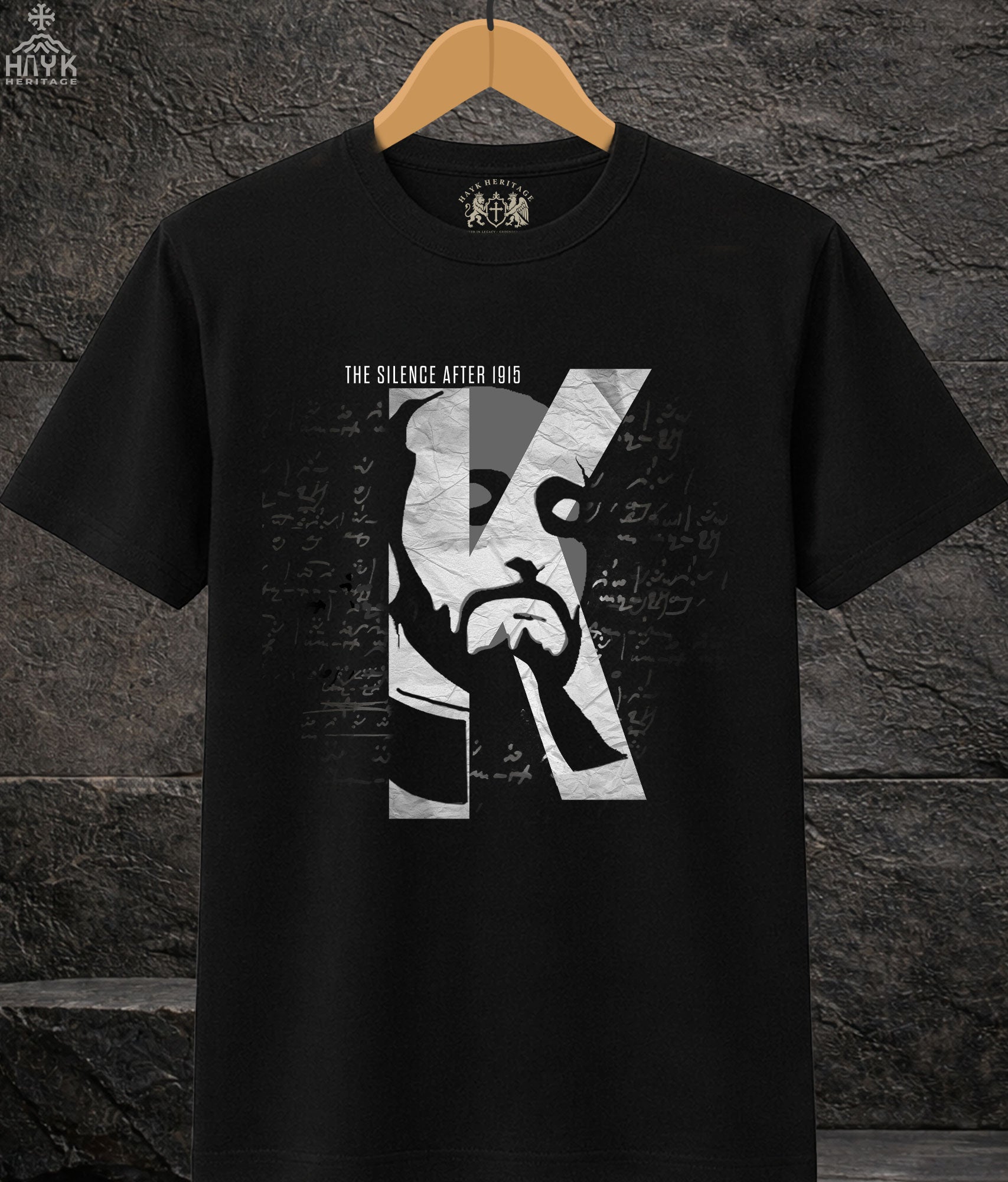 Komitas — Armenian t-shirt, The Silence After 1915 | Hayk Heritage
