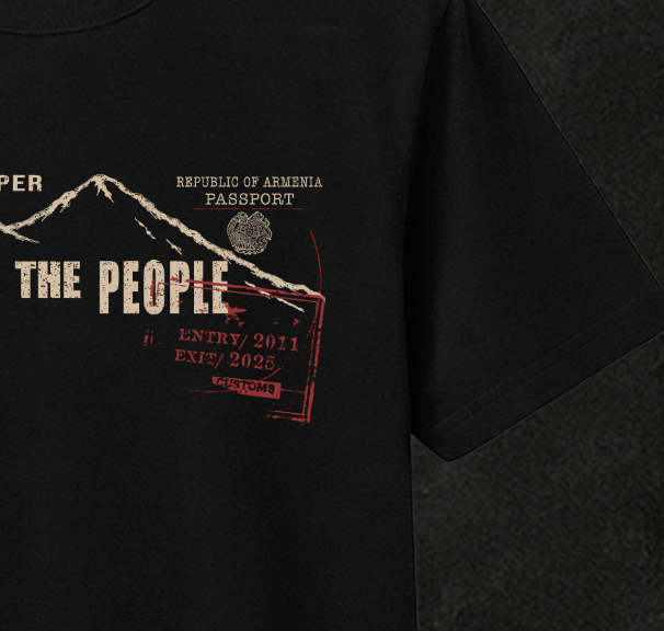Erased From Paper Never From The People Armenian heritage t-shirt design flat lay