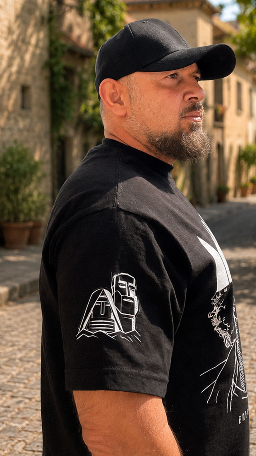 Monte Melkonian Armenian t-shirt product flat lay