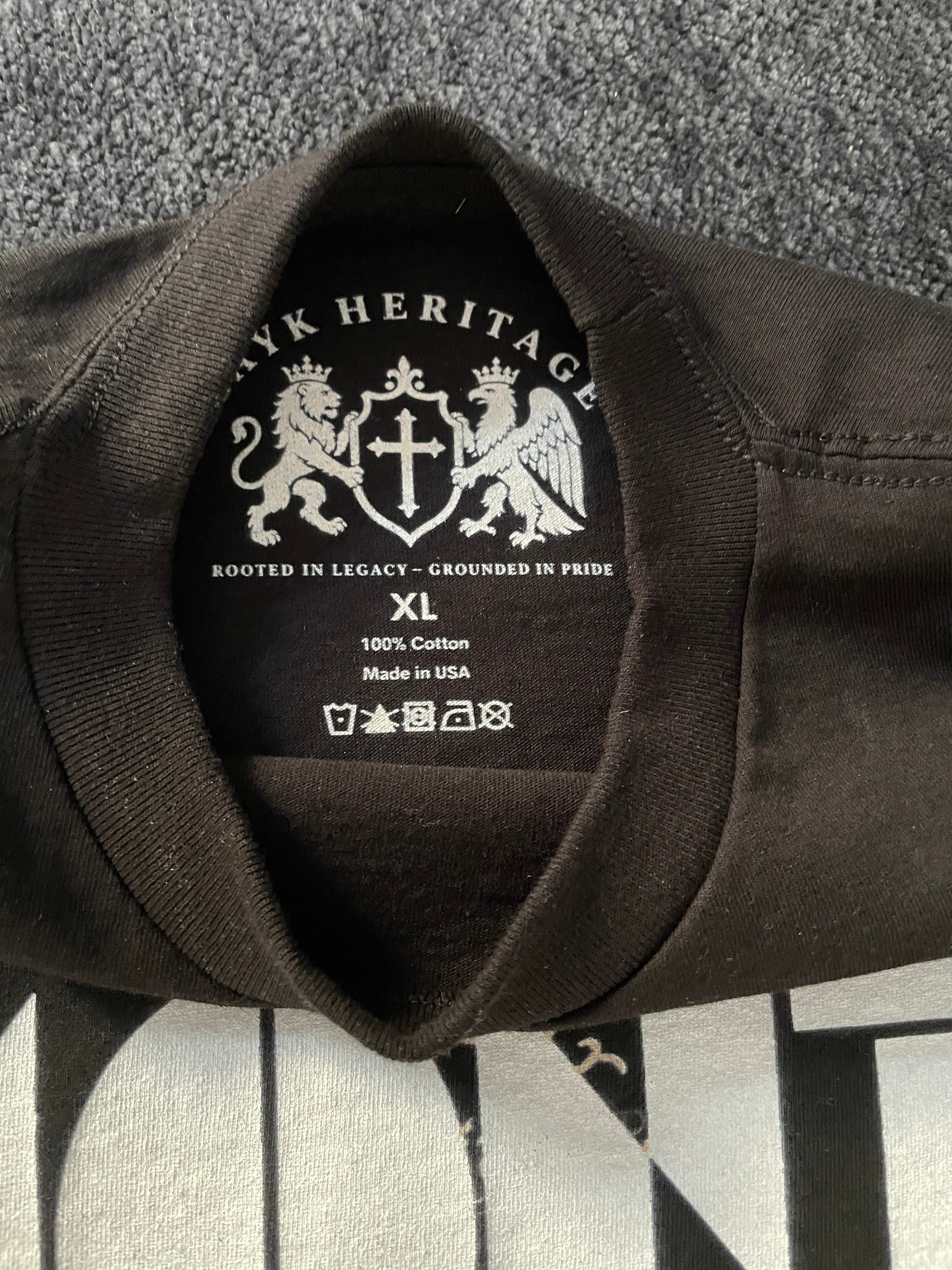 Monte Melkonian Armenian t-shirt fabric and print detail closeup