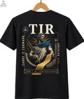 Tir Armenian t-shirt front design featuring the divine scribe with ceremonial quill and manuscript