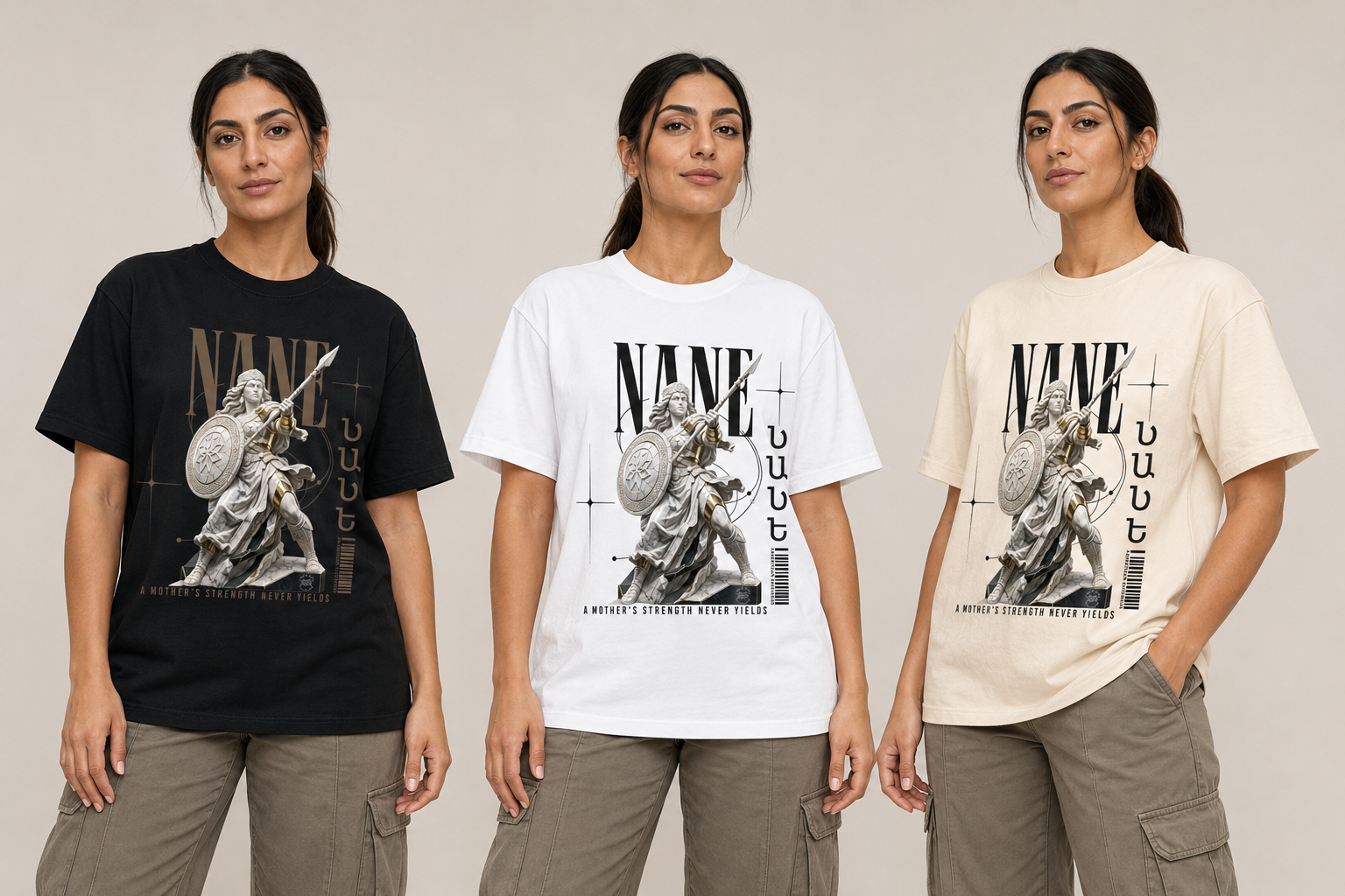 Nane goddess t-shirt, Armenian mythology by Hayk Heritage