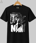 Armenian Eyes Arshile Gorky tribute t-shirt — woman in traditional coin headdress with ARMENIAN typography framing her eyes, black and white