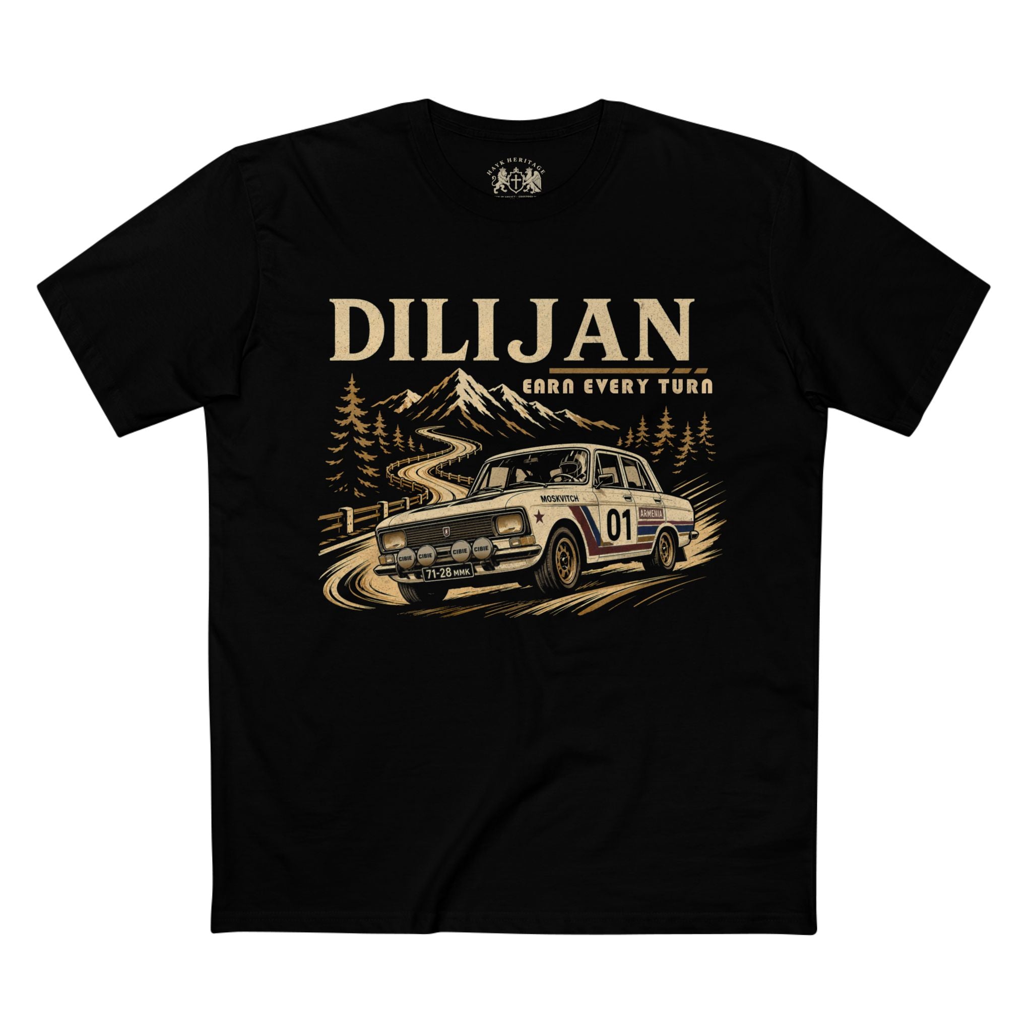 Dilijan - Moskvitch Tee | Vintage Distressed - Grit & Grin