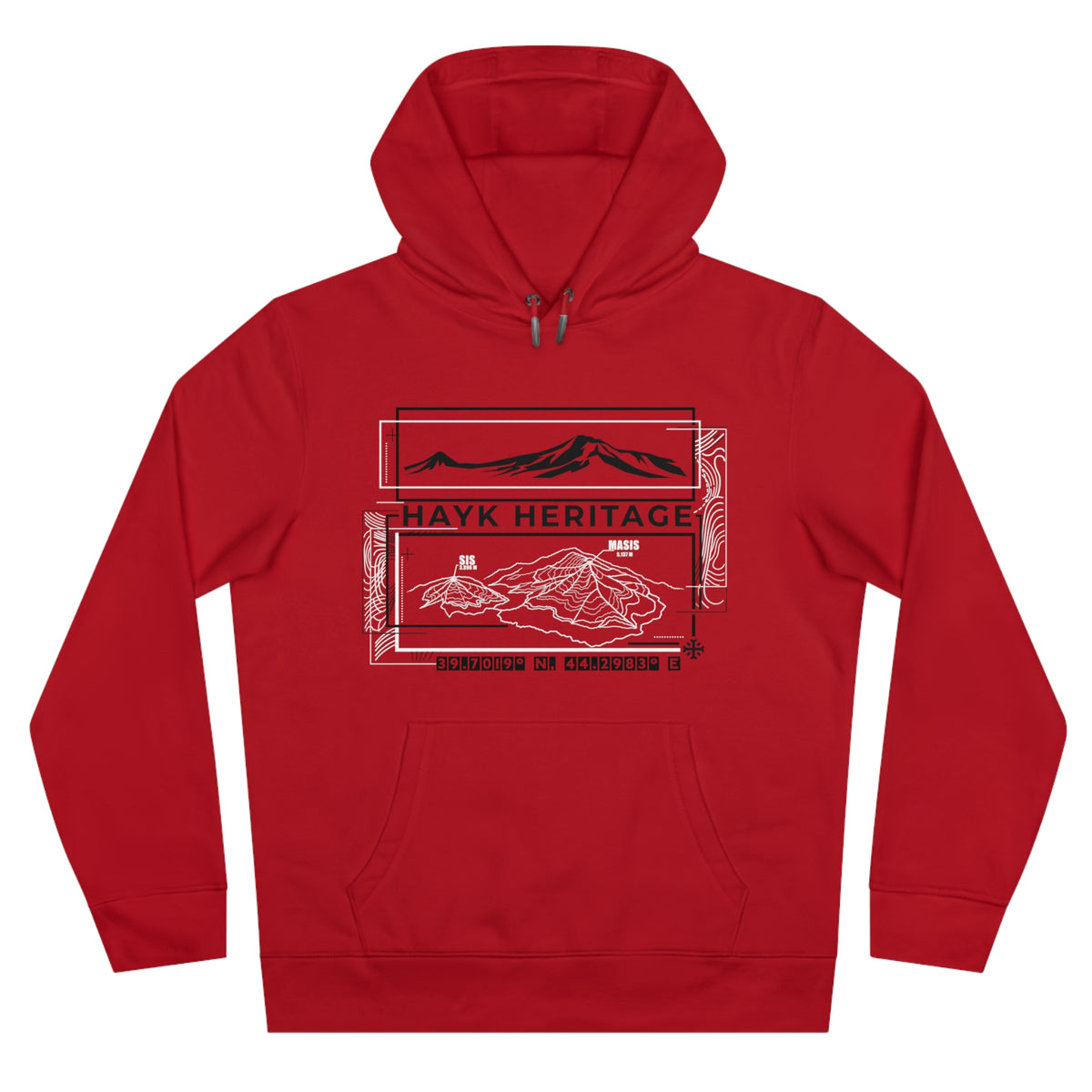 Sis and Masis Topo Map Hoodie - Grit & Grin