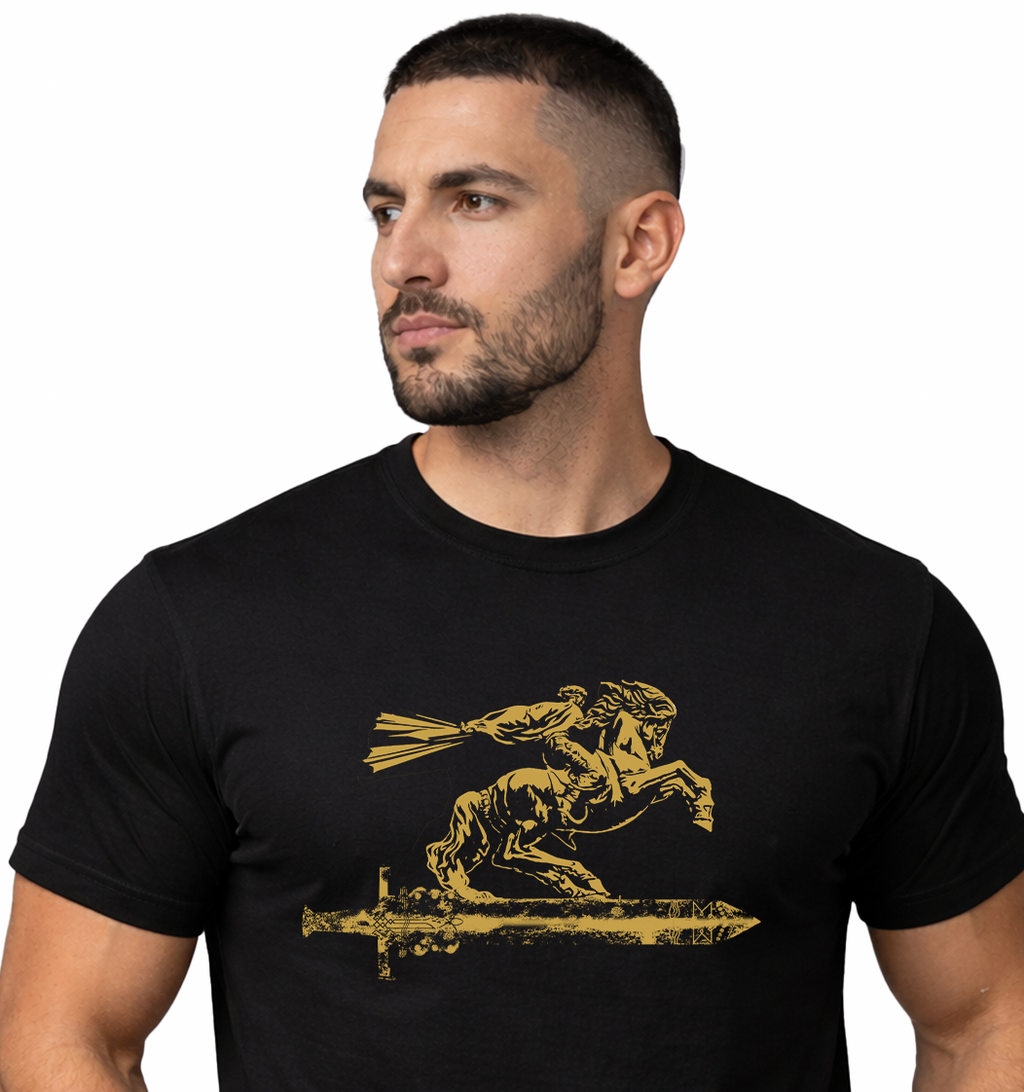 Sasuntsi Davit Warrior T-Shirt - Grit & Grin