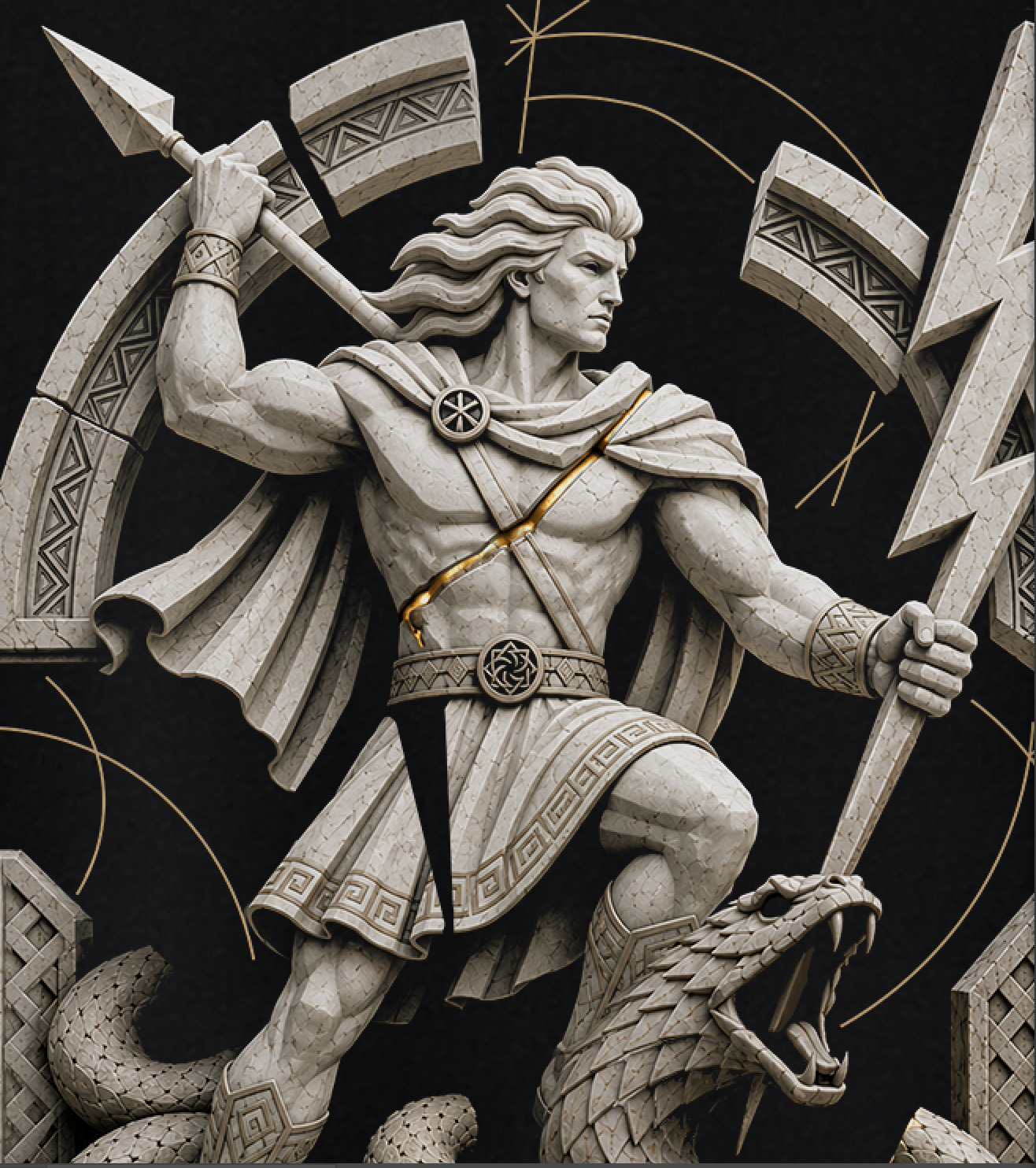 VAHAGN — Storm of Stone - Grit & Grin