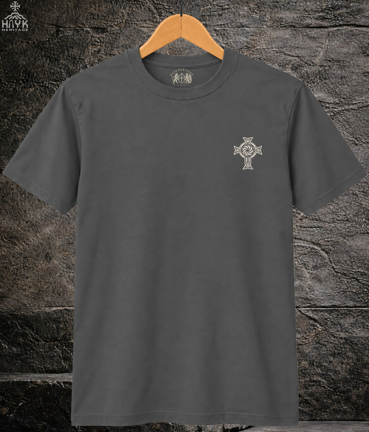 Armenian Heritage Crest Tee | Eagle, Lion & Cross - Grit & Grin