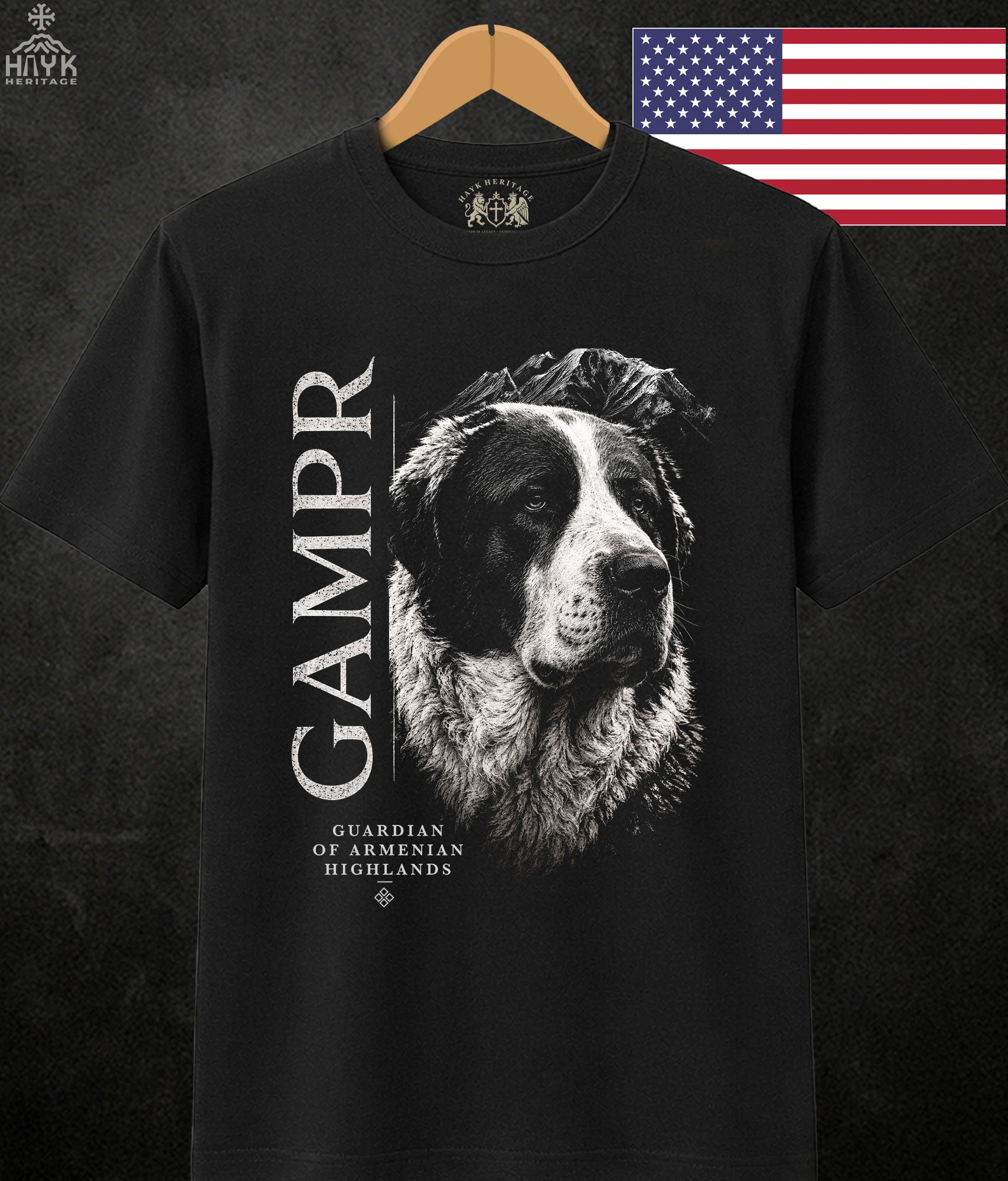 GAMPR T-Shirt — Ancient Guardian of the Armenian Highlands - Grit & Grin