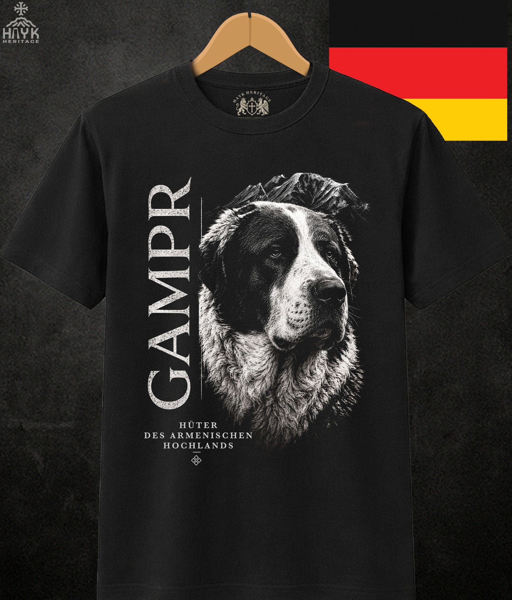 GAMPR T-Shirt — Uralter Hüter des Armenischen Hochlands - Grit & Grin